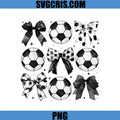 Cute Soccer Bow And Ball PNG, Sports Graphic PNG
