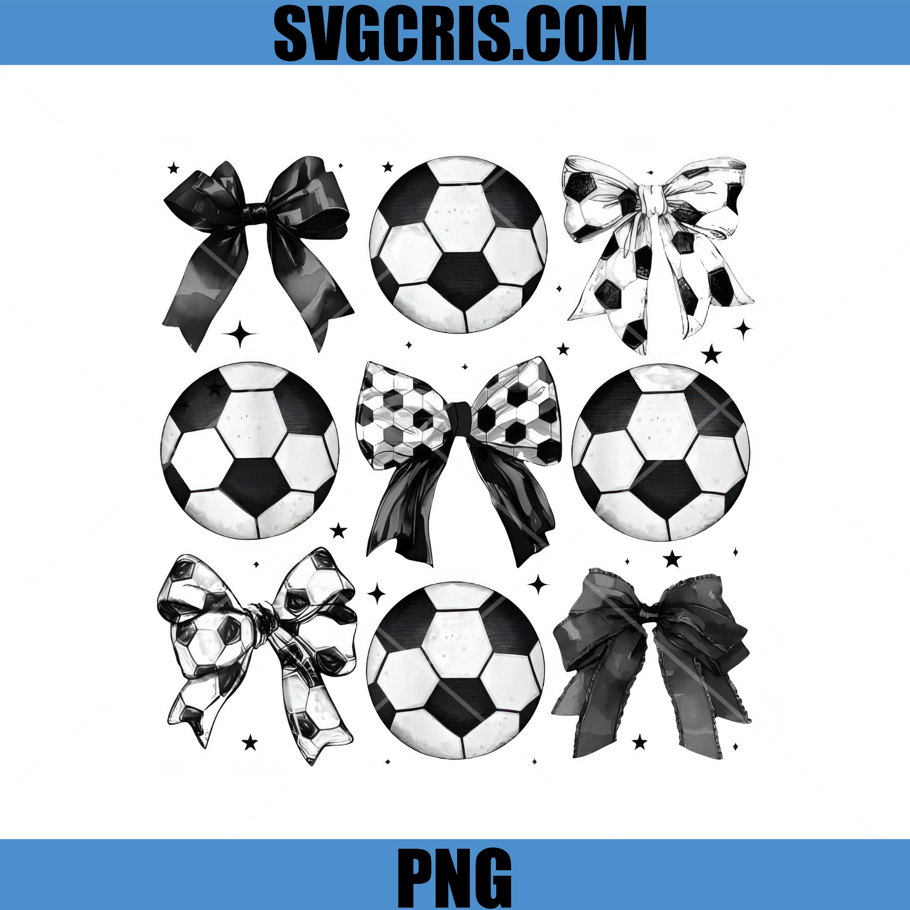 Cute Soccer Bow And Ball PNG, Sports Graphic PNG