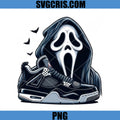 Ghostface Sneaker Horror Design PNG, Spooky Street Style PNG