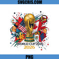 World Cup 2026 PNG, USA Canada Mexico Design PNG, Game Day PNG