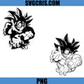 Son Goku Kamehameha Pose Bundle PNG, Dragon Ball Anime Character PNG