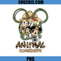 Disney Animal Kingdom Safari PNG, Mickey Friends Jungle Art PNG