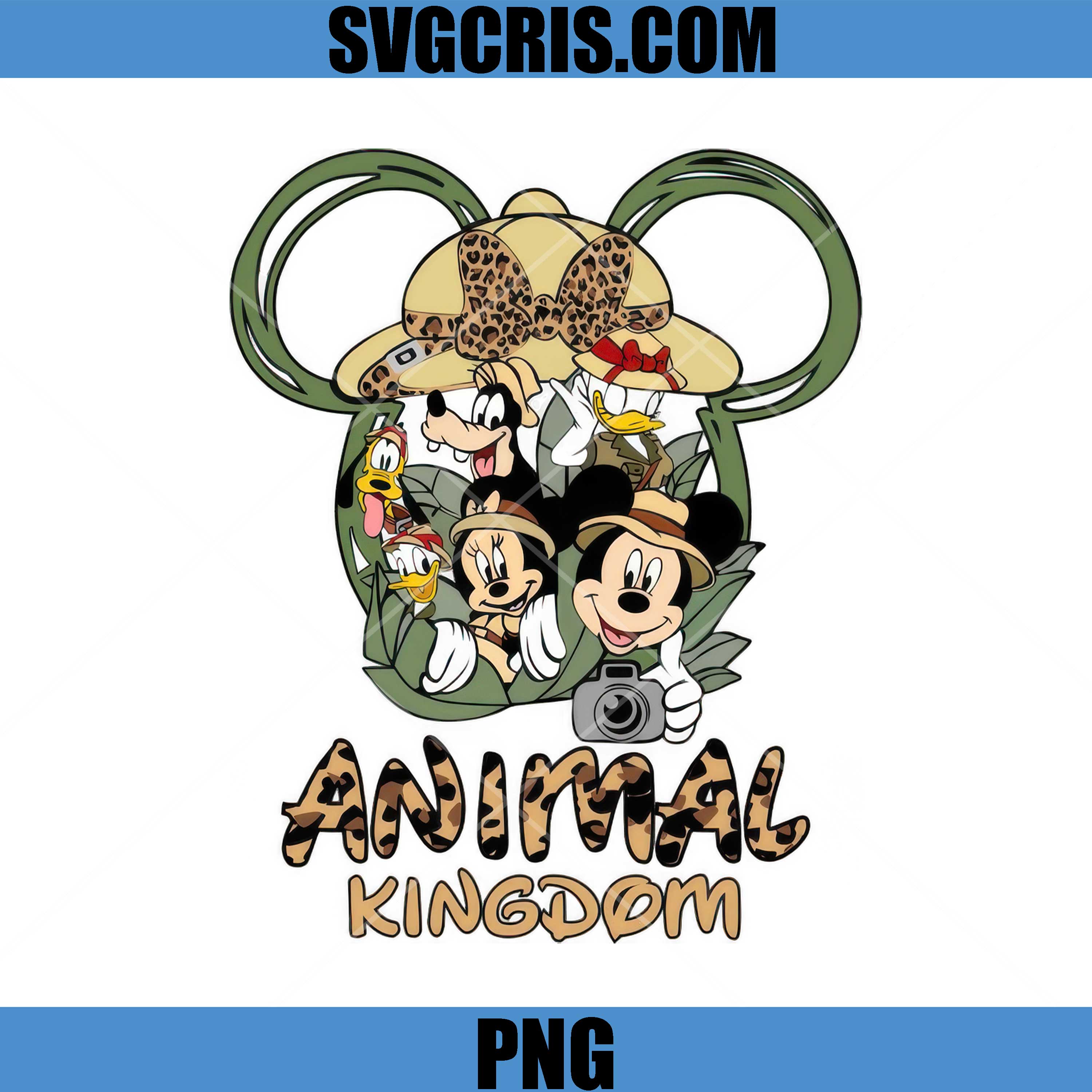 Disney Animal Kingdom Safari PNG, Mickey Friends Jungle Art PNG