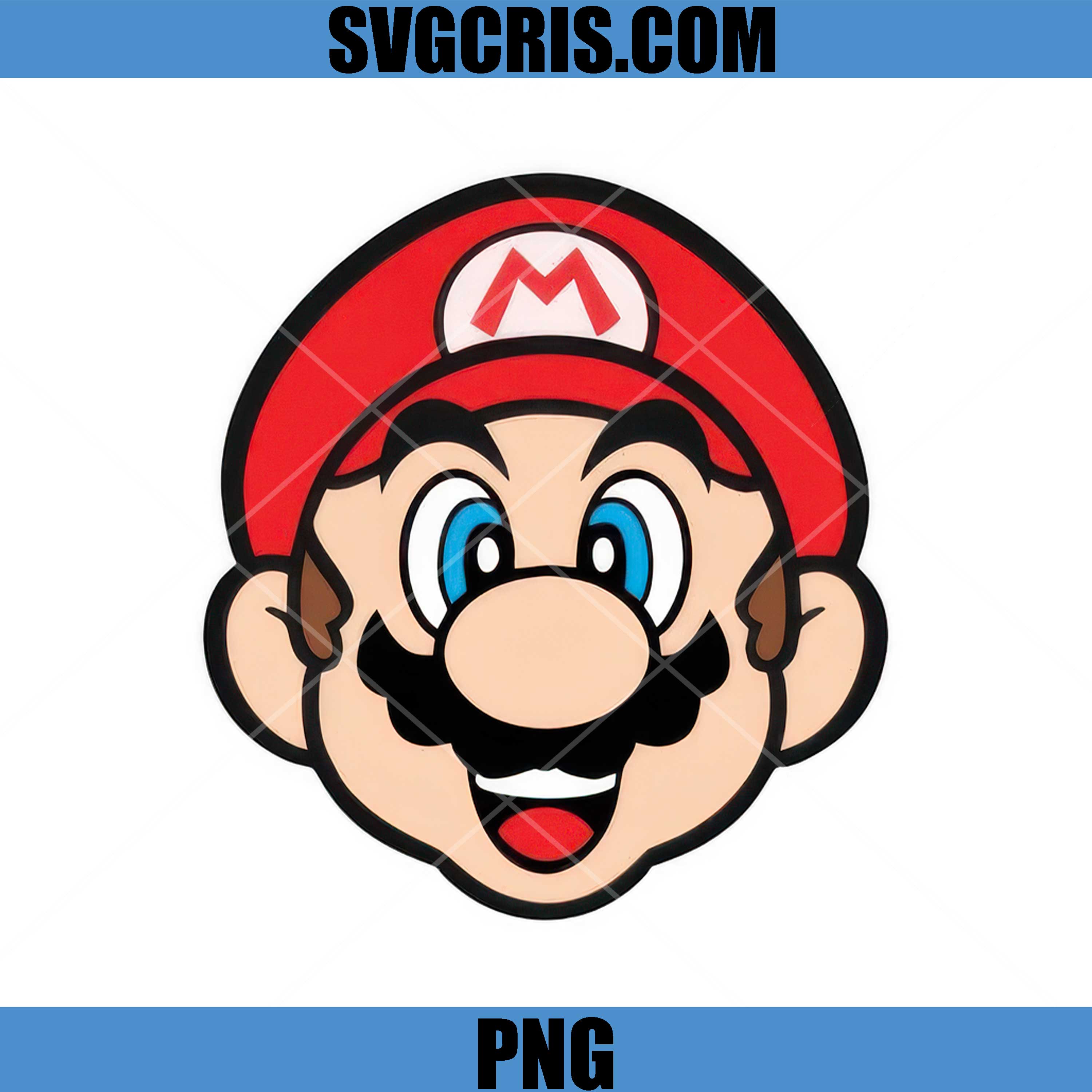 Super Mario Face PNG