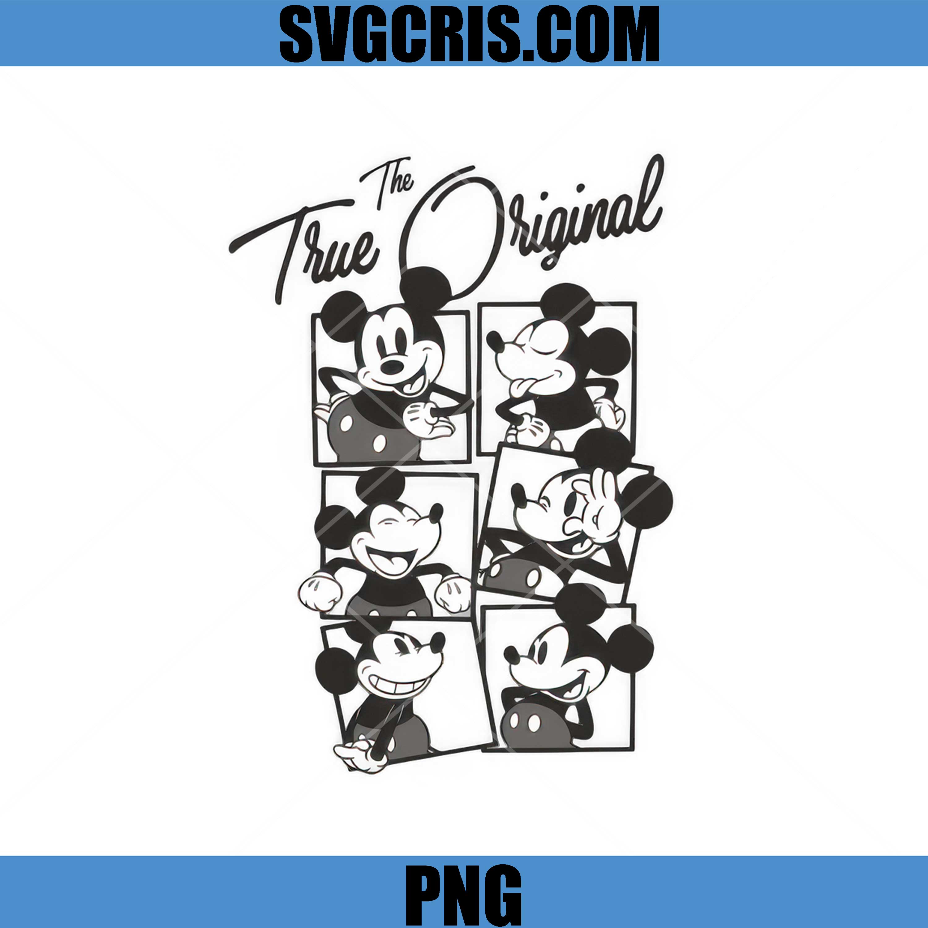 The True Original Mickey PNG, Vintage Cartoon Mickey PNG