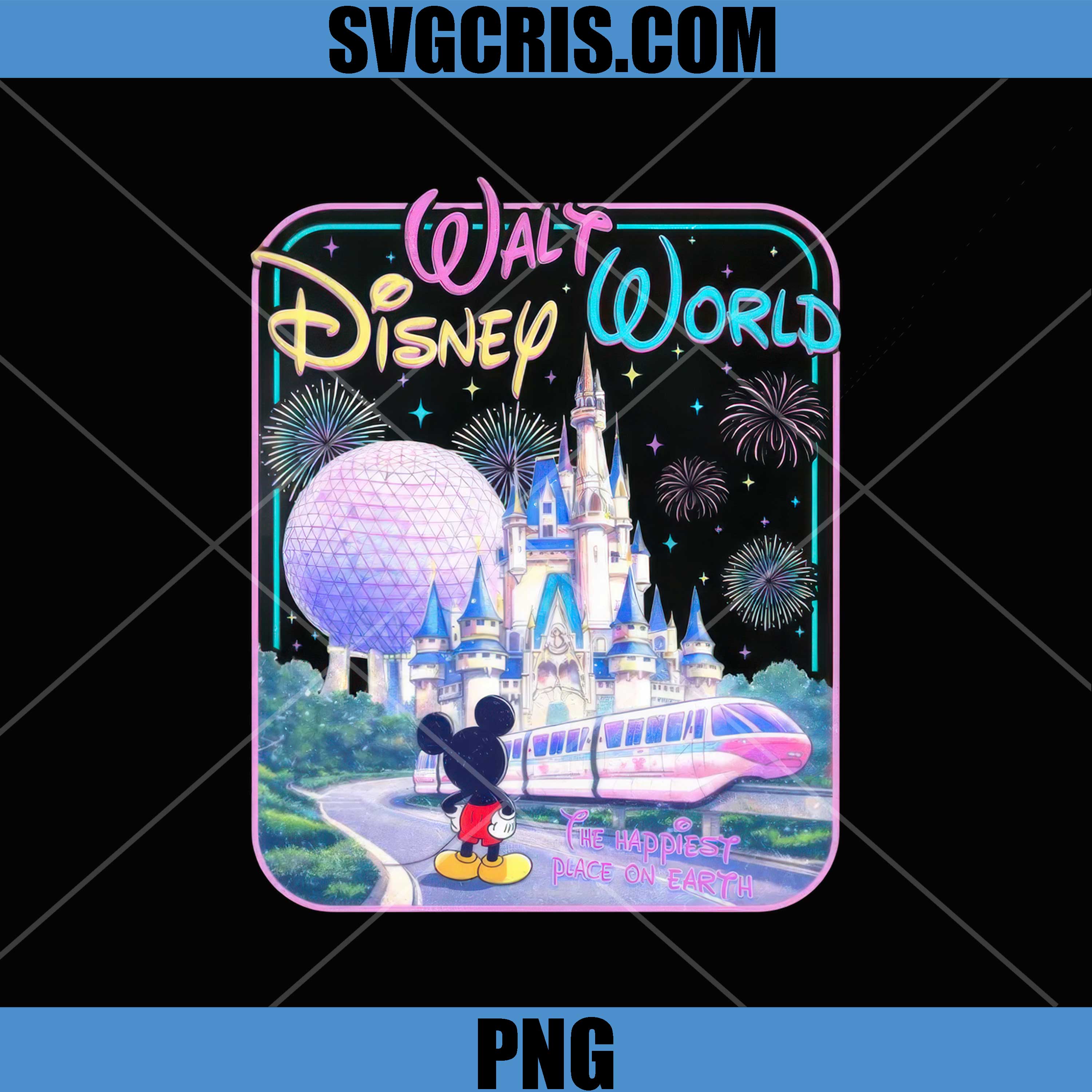 Disney World Fireworks Castle PNG, Magic Kingdom Disney PNG