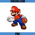 Mario Holding Basketball PNG, Supper Mario Sports PNG