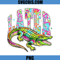 Later Alligator PNG, Colorful Crocodile Summer PNG