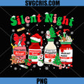 Silent Night Nurse Humor PNG, ICU Christmas Ativan Propofol PNG