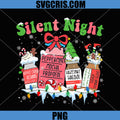 Silent Night ICU Nurse PNG, Christmas Ativan Versed Propofol PNG